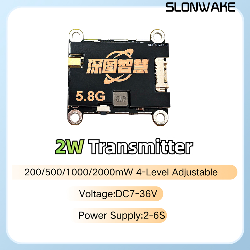 SLONWAKE 5.8G 56CH 2W transmit - đánh giá và giá Fpv Drone Frame
