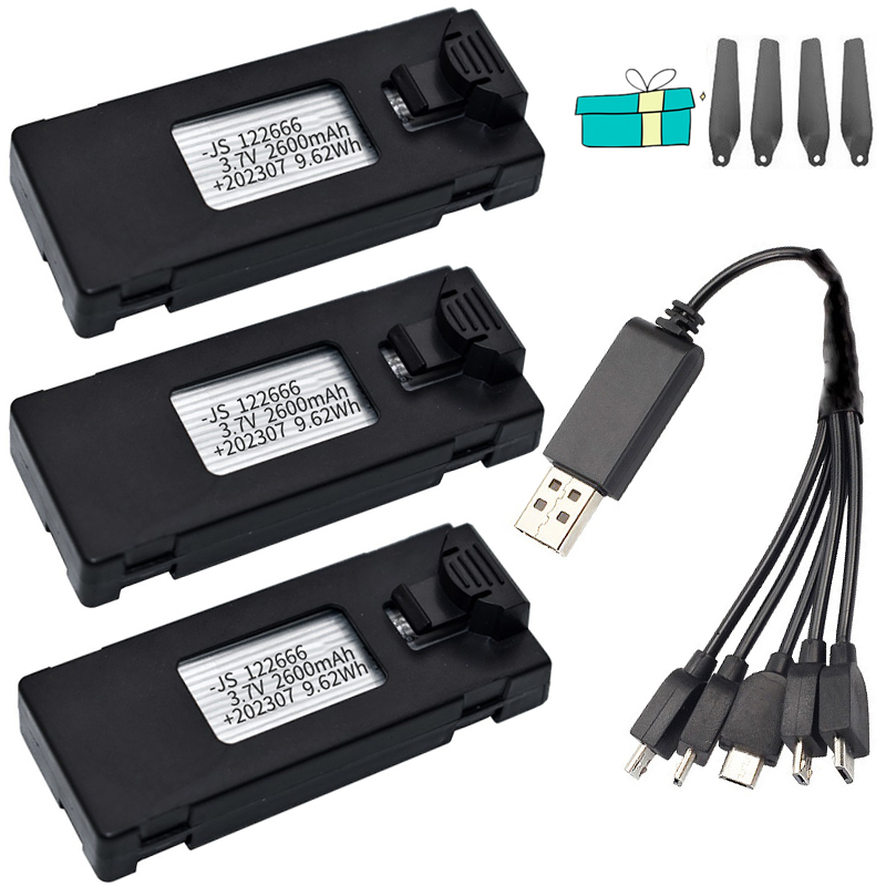 3.7V 2600Mah Drone Battery RC  - đánh giá và giá Eachine Drone E58