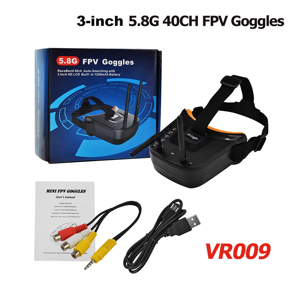 VR009 FPV Video Goggles 3Inch  - đánh giá và giá Fpv Drone Antenna